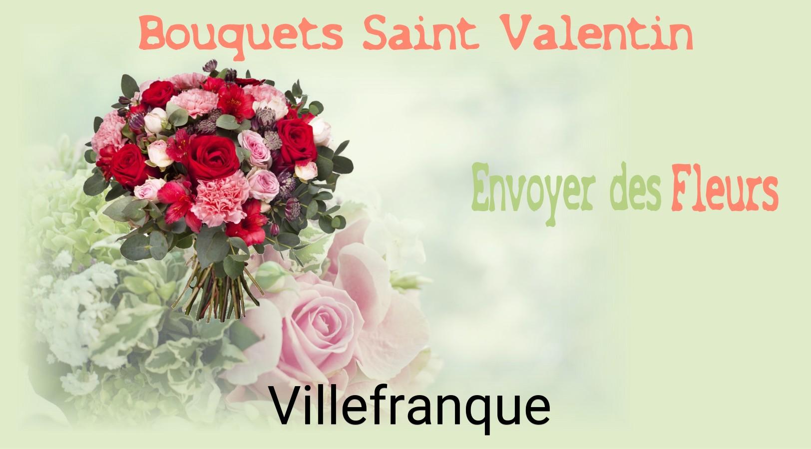 Roses de Saint-Valentin livrées à Villefranque